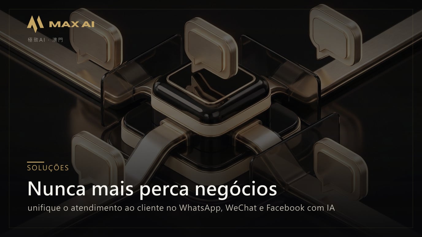 Nunca mais perca negócios: unifique o atendimento ao cliente no WhatsApp, WeChat e Facebook com IA